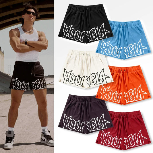 Gym Sports Fitness Men's Shorts American Style Ya Clothing Brands Jogger Outdoor