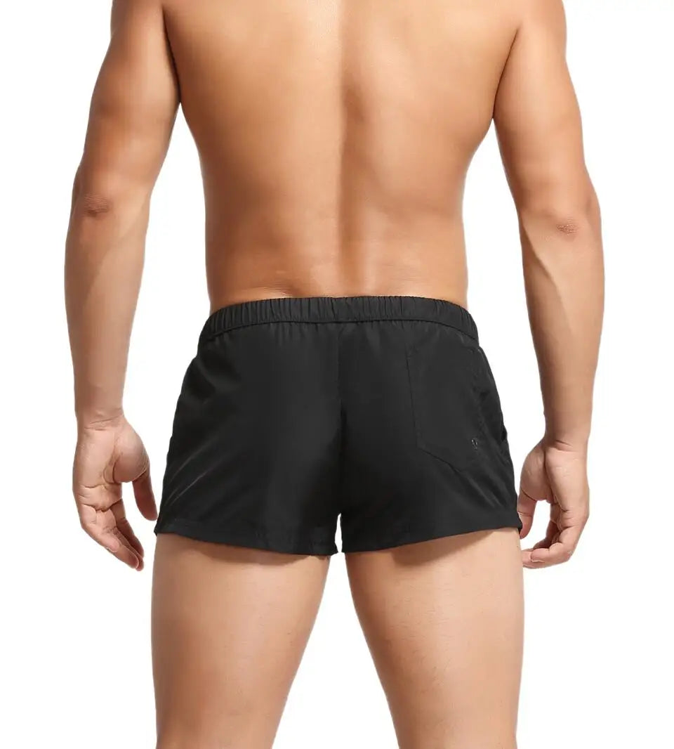 SEOBEAN Men's Summer Beach Shorts Swimwear Trunks Board Short Pants Male Gym Shorts Swim Surf Fitness Quick Dry Shorts