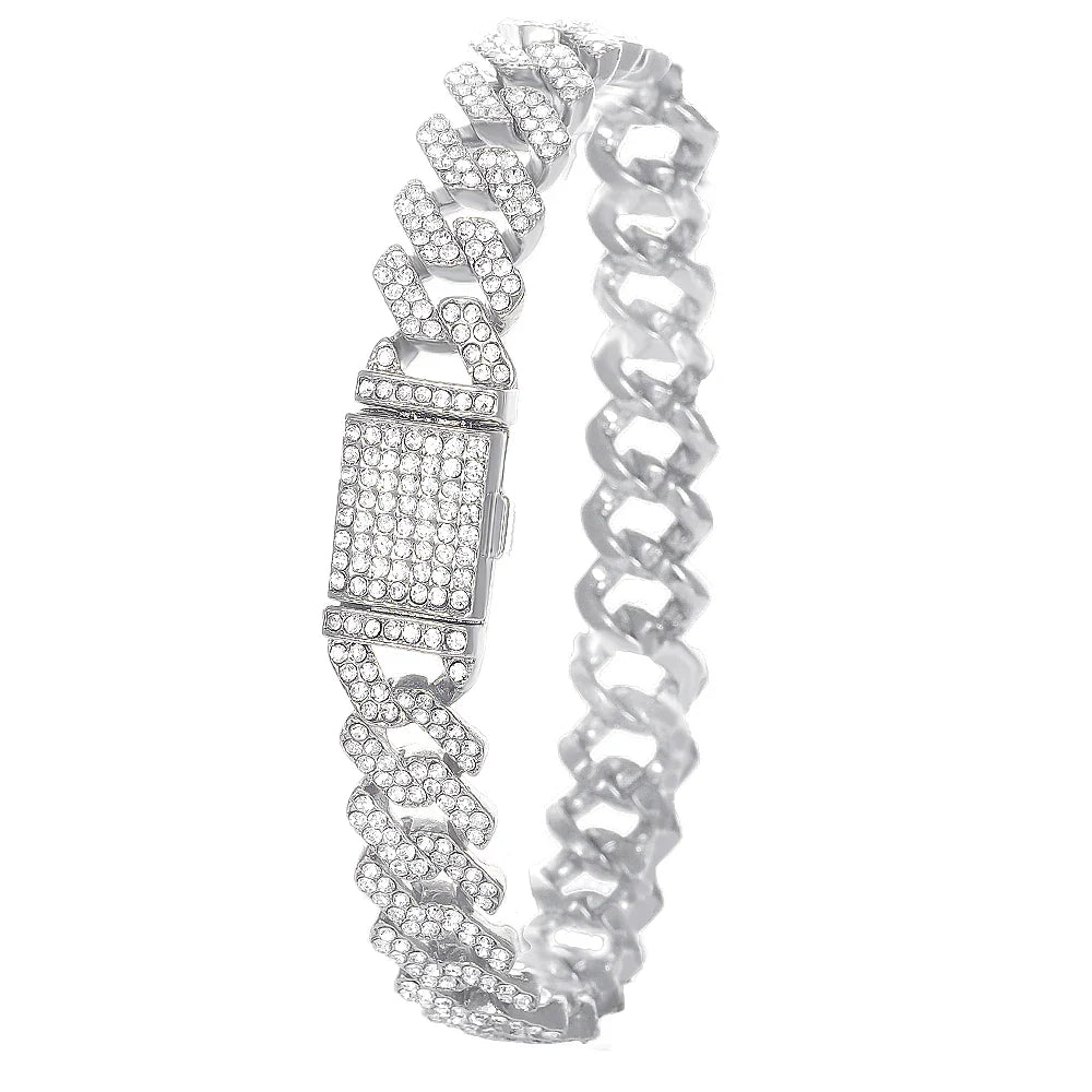 Luxury Moissanite Iced Out Watches Hip Hop Bust Down Unisex Diamond Watch, Stainless Steel Moissanite Studded Wrist Watch