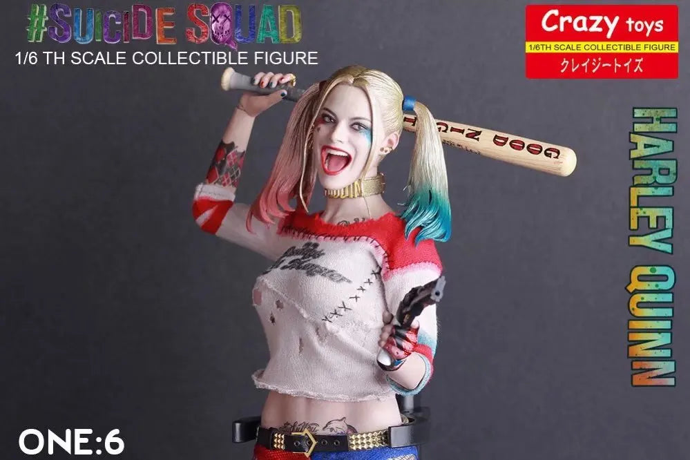 Harley Quinn 1/6 th Scale Collectible Figure Model Toy 28.5cm