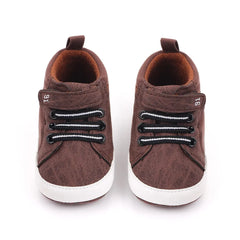 Sneakers Baby Shoes Baby Boys Soft-soled Non-slip Mid-high Casual Toddler Shoes