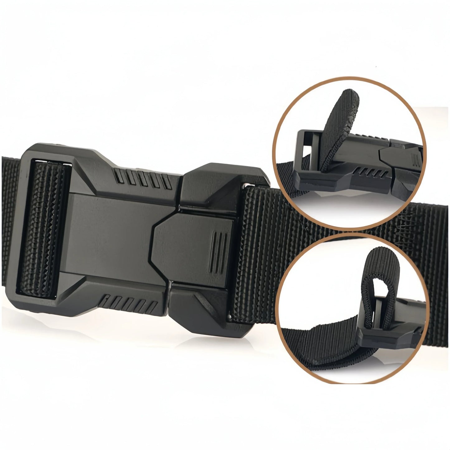 New Quick Release Pluggable Buckle Men Belt Breathable Elastic Outdoors Belts For Men Elastic Pants Belt