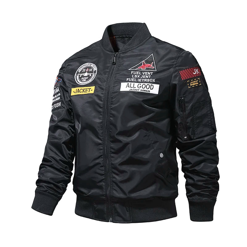 Mens Aviator Jacket - Pilot jacket - Baseball Jacket - Flight Bomber Jacket