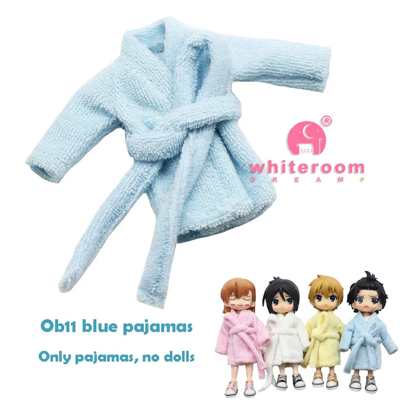 Mini Ob11 Bjd Doll Accessories Obitsu 11 Clothes Dolls For Girls Boy Toys Baby Kawaii Anime Toy Cute Items Miniature Costume