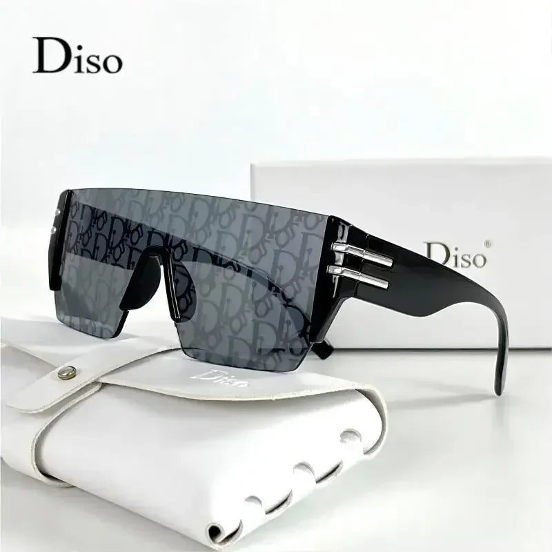 2025 New Rimless Oversized Sunglasses Women Men Luxury Brand High Quality Sun Glasses Ladies Unisex Eyewear UV400 Oculos De Sol