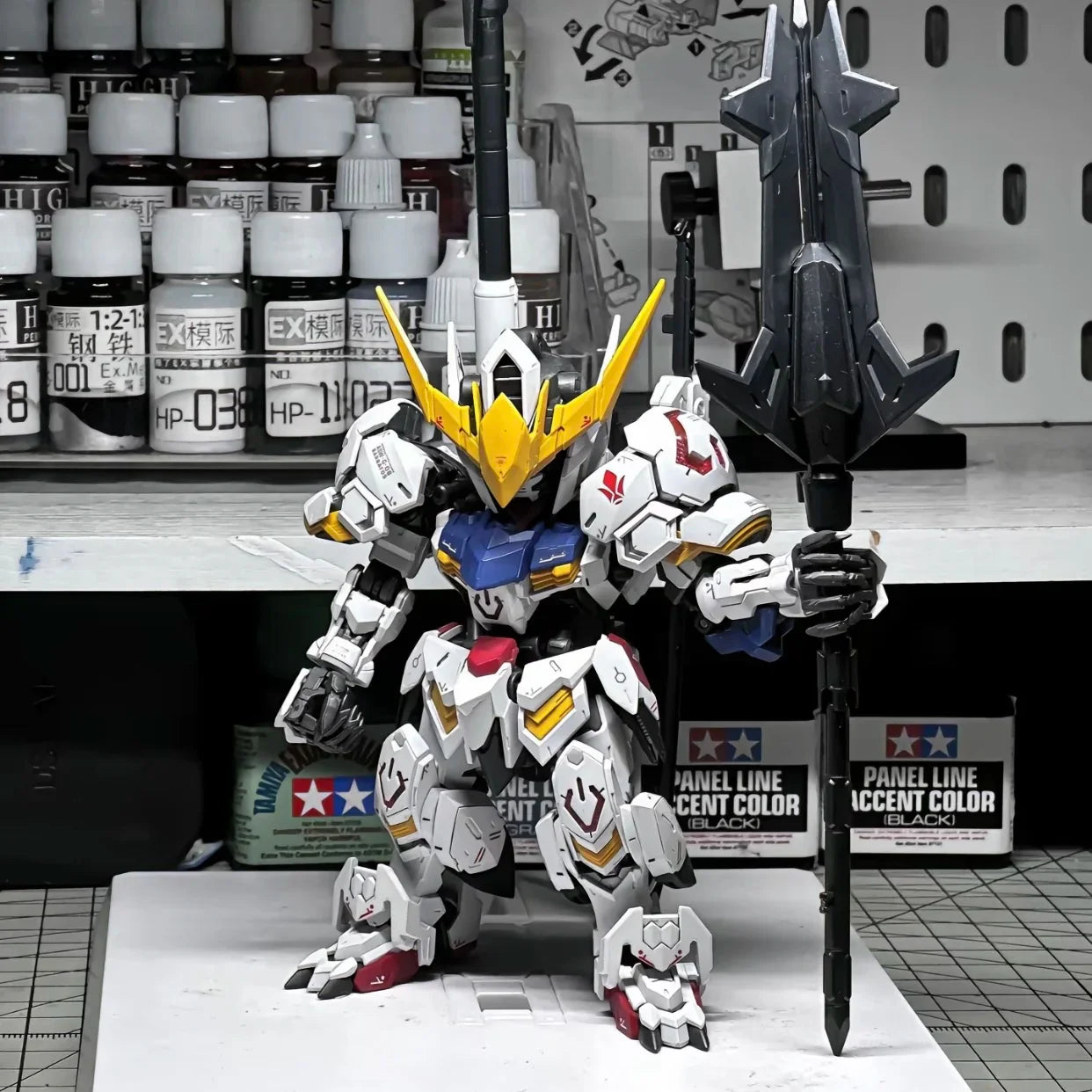 Barbatos Mgsd Assembly Model Kit Action Figures Comes With Water Decals Free Display Stand Desktop Decoration Boys Surprise Toys