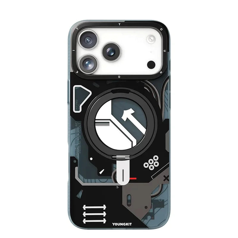 YOUNGKIT Case For iPhone 17 Pro Max Airbag Bracket Back Cover Case for iPhone 17 Pro