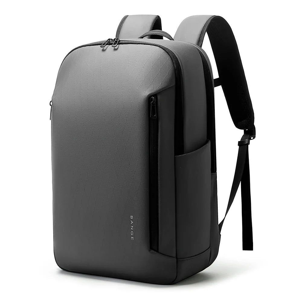 BANGE New Casual Multi-Pockets Big Capacity Daily 15.6inch Laptop Light Waterproof For Business Trip Roomy Men Backpack with YKK