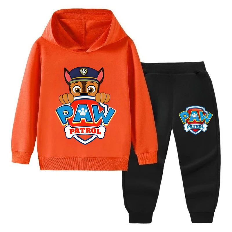 Autumn Spring Children's Clothing Sets Spiderman Boys Thin Sweatshirt+Sweatpant 2pcs Kids Hooded Pullover Set Tracksuit