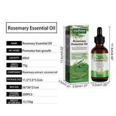 60ml Rosemary Essential Oil Pure Natural Hair Essential Oils for Nourish Shiny Hair Healthy Hair Care