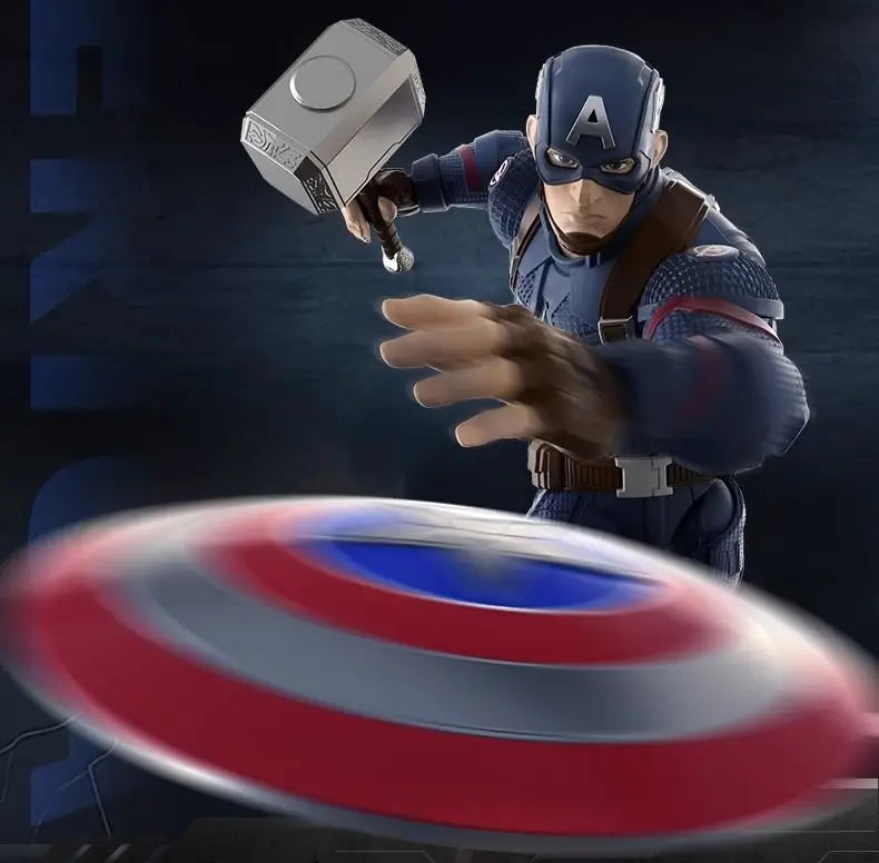 Original Blokees Marvel Champion Class Captain America Anime Figure Action Assembly Building Collection Model Toys Hobby Gifts