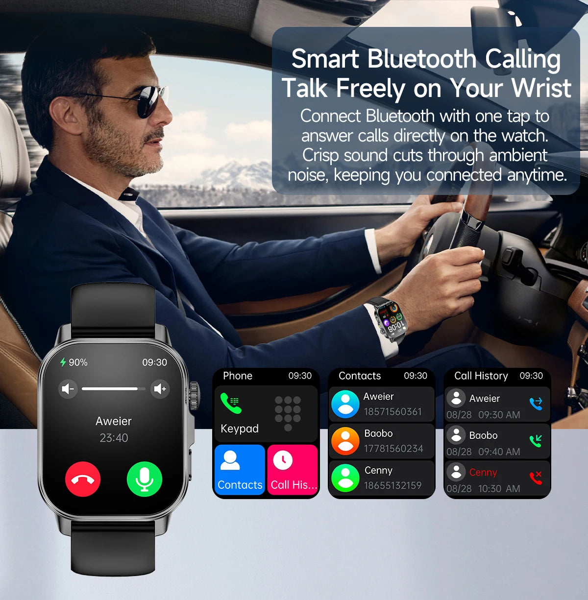 Body Composition analysis Monitoring Smart Watch Men ECG Heart Rate Blood pressure Uric Acid Health Tracker Smartwatches 2026New