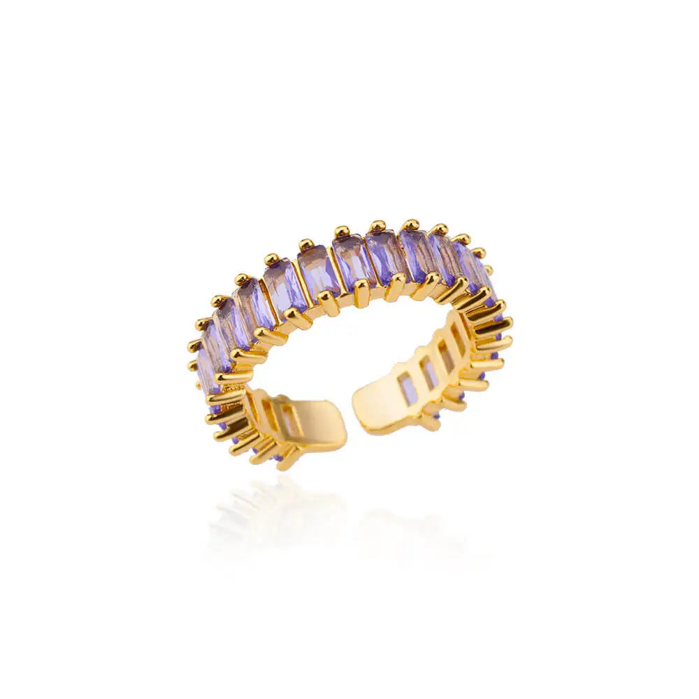 Wedding Rings For Women Gold Color Open Finger Ring Party Jewelry