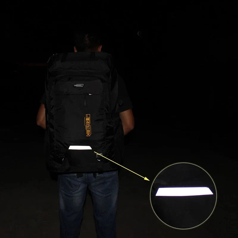 80L 50L Men's Outdoor Backpack Climbing Travel Rucksack Sports Camping Hiking Backpack School Bag Pack For Male Female Women
