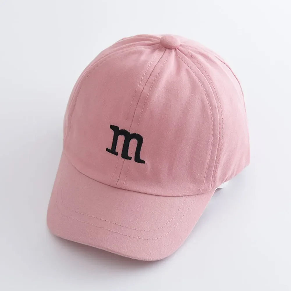 Children's Thin Visor Cap Handsome Letter Baseball Cap Outdoor Sun Hat