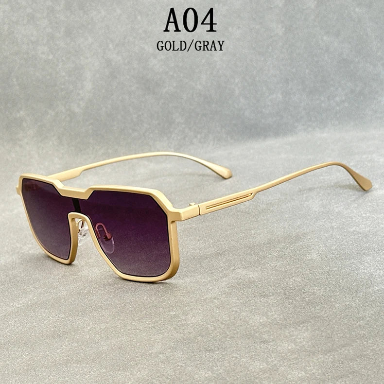Sunglasses For Men Square Vintage Punk Fashion Glasses Retro