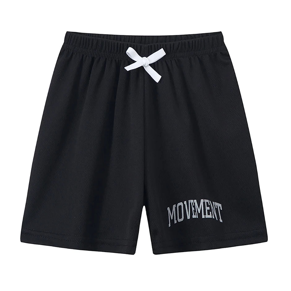 2/3 Pcs Children's Summer Fashion Joker Suit Boy Solid Color Waffle Short Sleeve Girl Joker Breathable Comfort Shorts Beach Pant