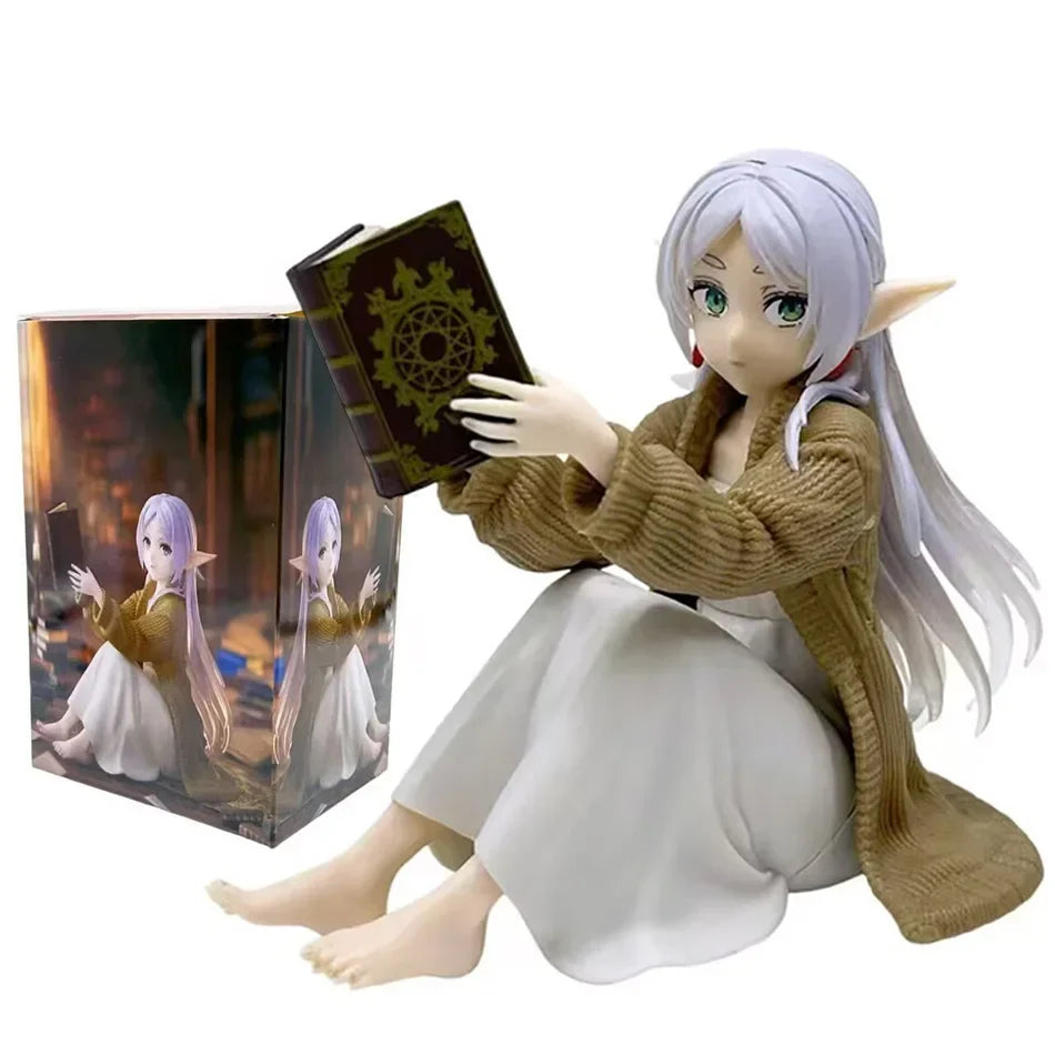 Frieren Beyond Journey's End Frieren Anime Figure Desktop Cute  no night-suit Frieren Action Figure  Figurine Model Doll Toy