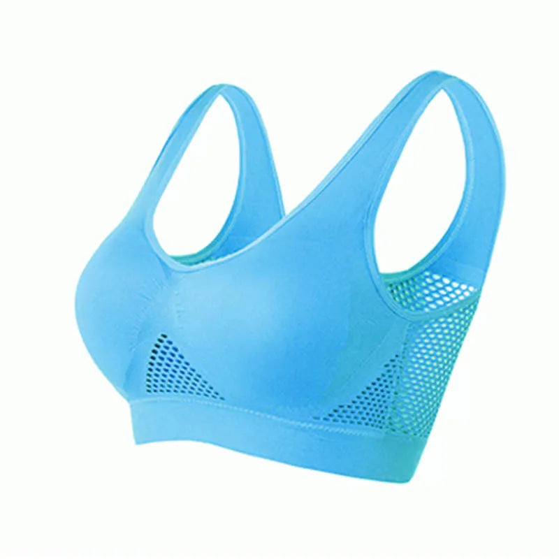 Women Sport Bra Fitness Yoga Running Vest Underwear Padded Crop Tops