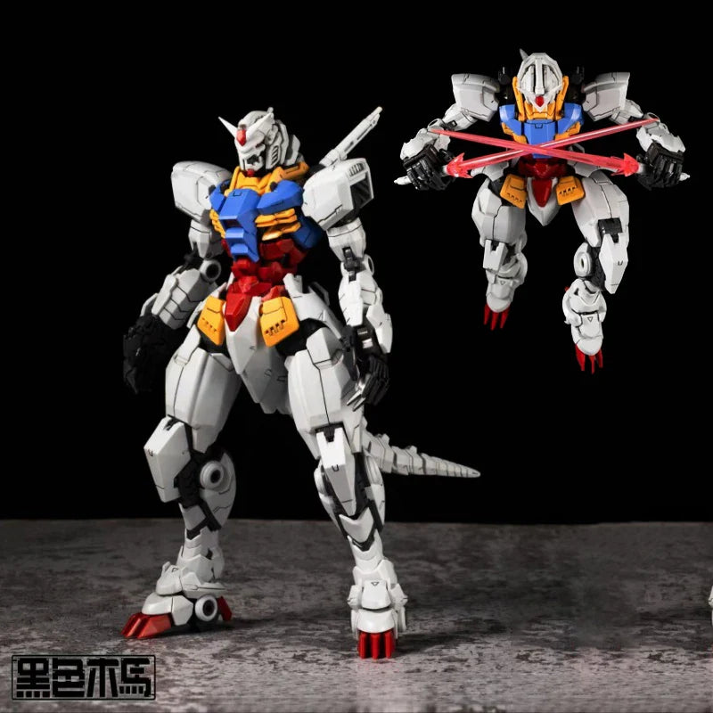 Black Trojan MG 1/100 Transformation Steel Wire Double Antenna Style RX-78-2 Unicorn Figures Assembled Model Mecha Toy gifts