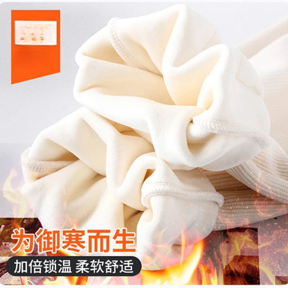 Women's Harem Pencil Pants Loose Pockets Plush Fleece Thick High Waist Sweatpants