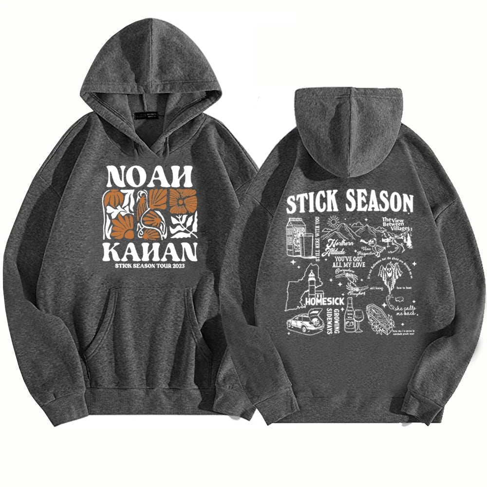 Noah Kahan Hoodie Noah Kahan Stick Season Tour Hoodie Noah Kahan Merch