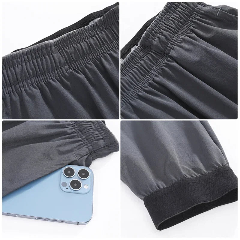 Men's Sweatpants for Exercise Trousers Lycra Fitness Running Basketball Clothes