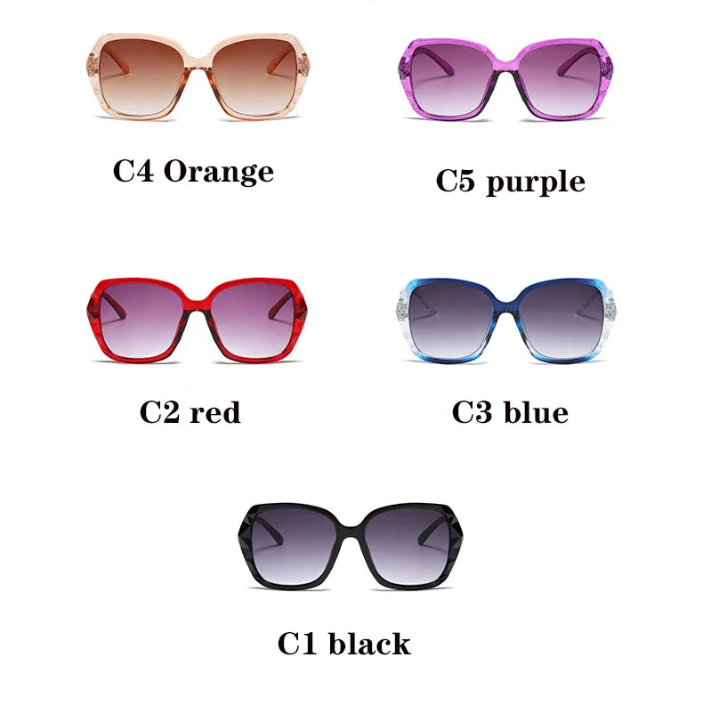 The new 2022 big box polarized sunglasses han edition tide female uv web celebrity sunglasses driving round glasses female