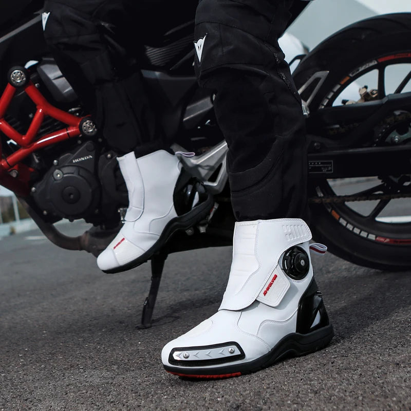 Motorcycle professional riding boots summer anti-fall unisex casual cycling shoe men outdoor high-top cross-country racing boots