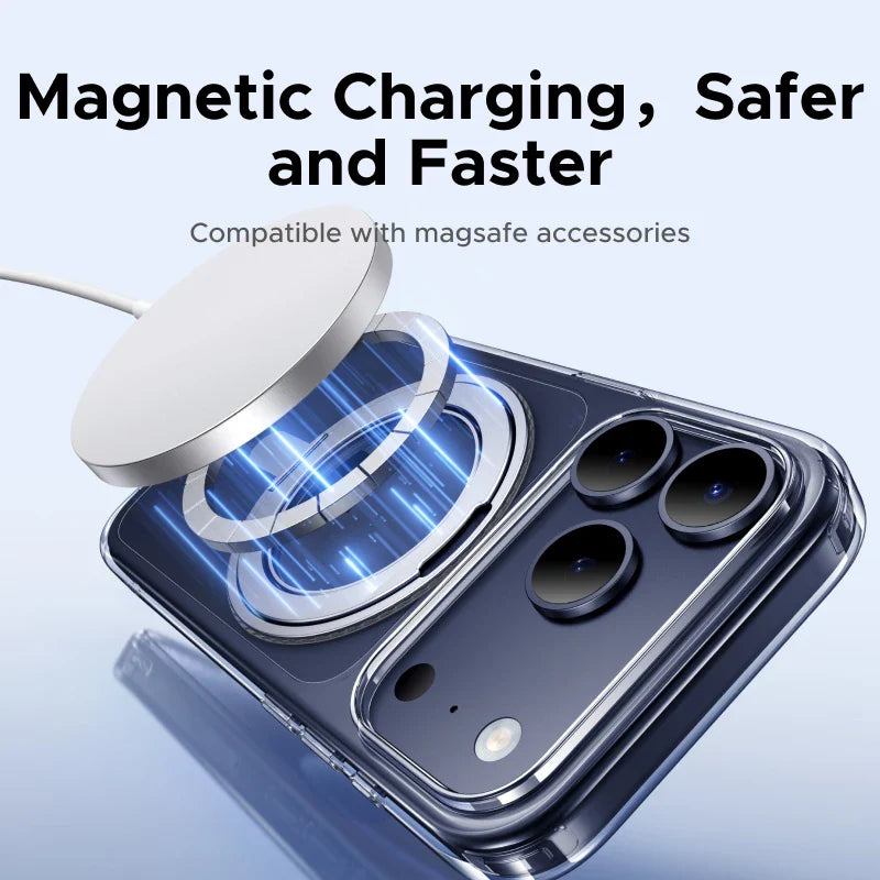 iPhone 17 Pro Max 360° Magnetic Stand Case Cover for iPhone 17pro for Magsafe Rotatable Magnet Kickstand Case