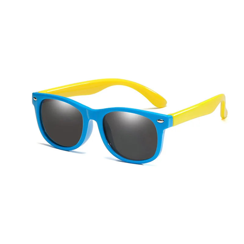 RUISIMO Kids Polarized Sunglasses TR90 Boys Girls Sun Glasses Silicone Safety Glasses Gift for Children Baby UV400 Eyewear