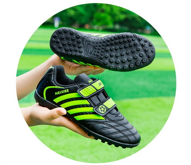 Kids Soccer Shoes School Football Boots Cleats Grass Sneakers Boy Girl Outdoor