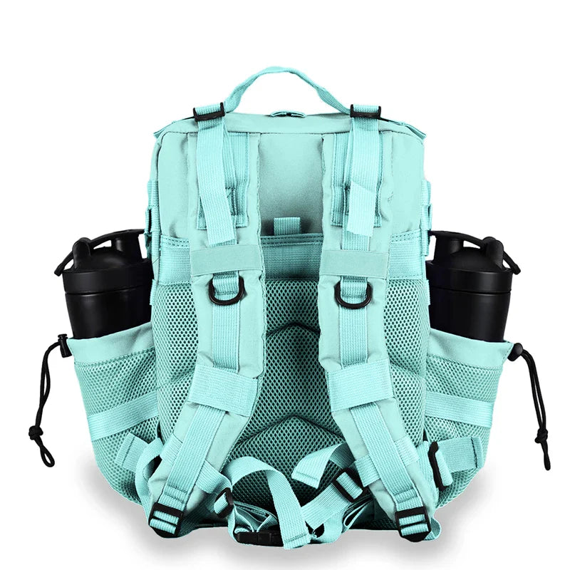 35L Tactical Backpack for Women Men Molle Outdoor Travel Camping Hiking Bag Sports Weekend Athlete Gym Rucksack Dual Cup Holders