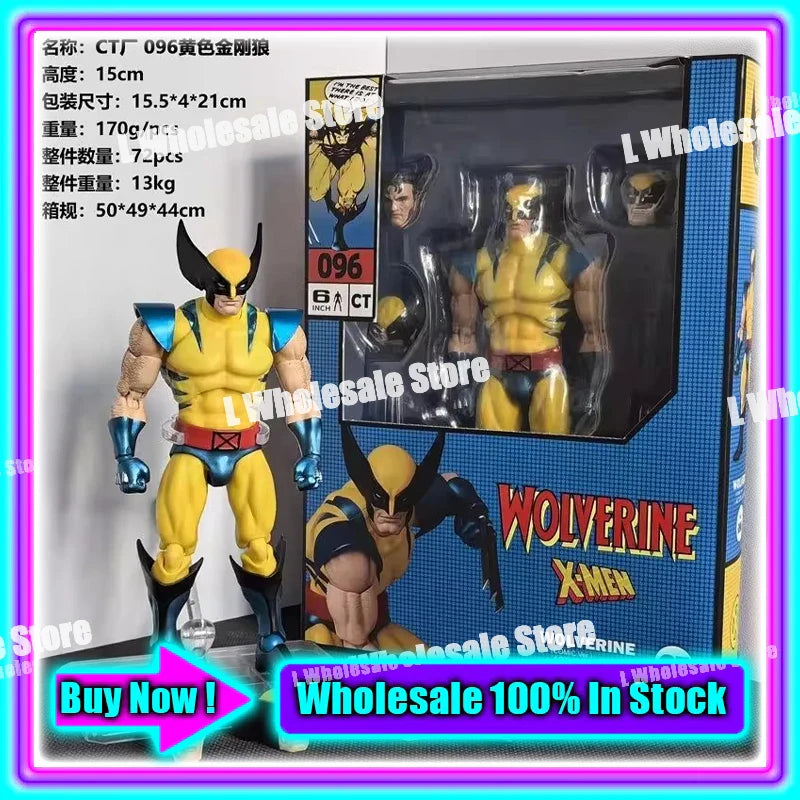 In Stock Ct Toys Blue Batman Spiderman Mess Toys Superior Symbiote Scarlet Spider Daredevil Wolverine Anime Action Figure Toys