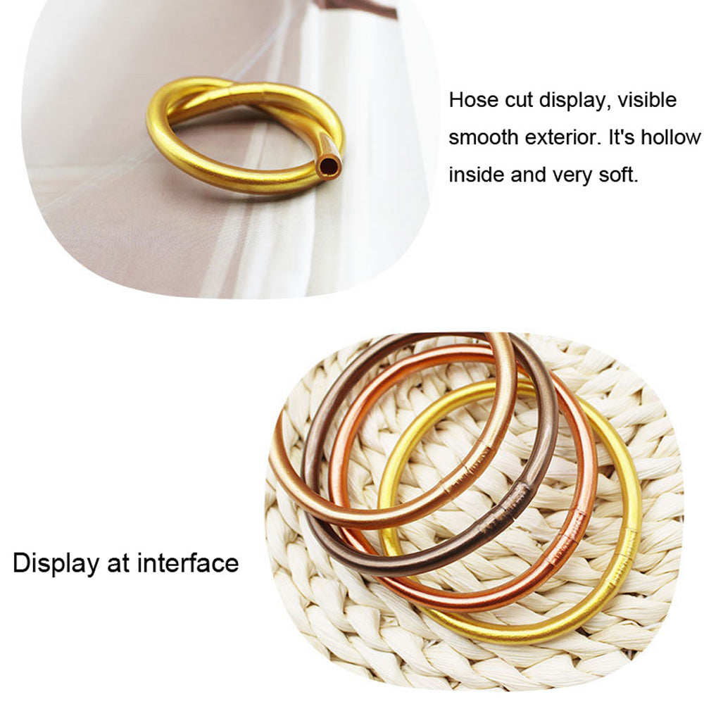 9Pcs/set Buddhist Jonc Bracelet Jewelry Lightweight Bowknot Glitter Jelly Silicone Bangle Bracelet for Women Buddha Girls