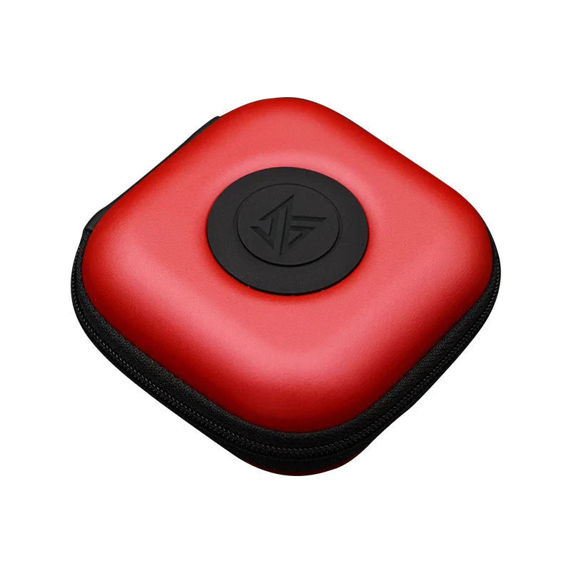 KZ PU Case Bag Earphone Headset Accessories Protable Case Pressure Shock Absorption Storage Package Case With Logo Square Bag