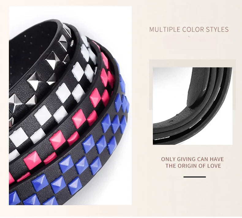 Width 3.8cm Hip-hop Punk Women's Belt Fashion Trend All-match Jeans Accessories Girdle Music Festival Y2k Girl Pu Waistband
