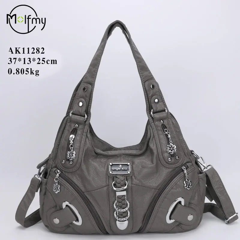 Vintage Big Bags For Women Handbags Top-handle Handbag Fashion Satchel