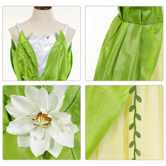 Disney The Princess and the Frog Cosplay Costume for Girls Fancy Tiana Princess Dress