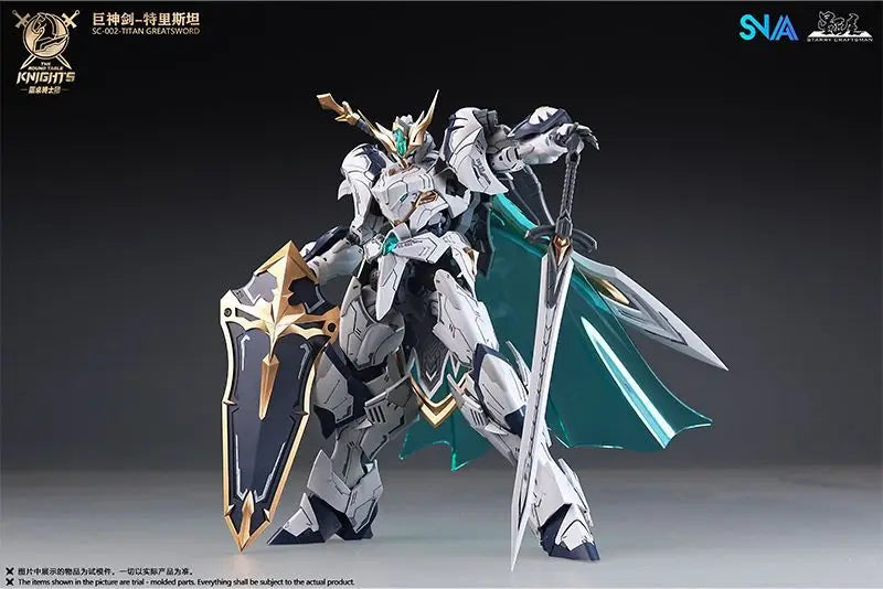 HG 1/144 SNAA SC-002 Titan Greatsword Tristan Assembly Model Kit SC-009 Divine Invoker Percival The Round Table Knights Figure