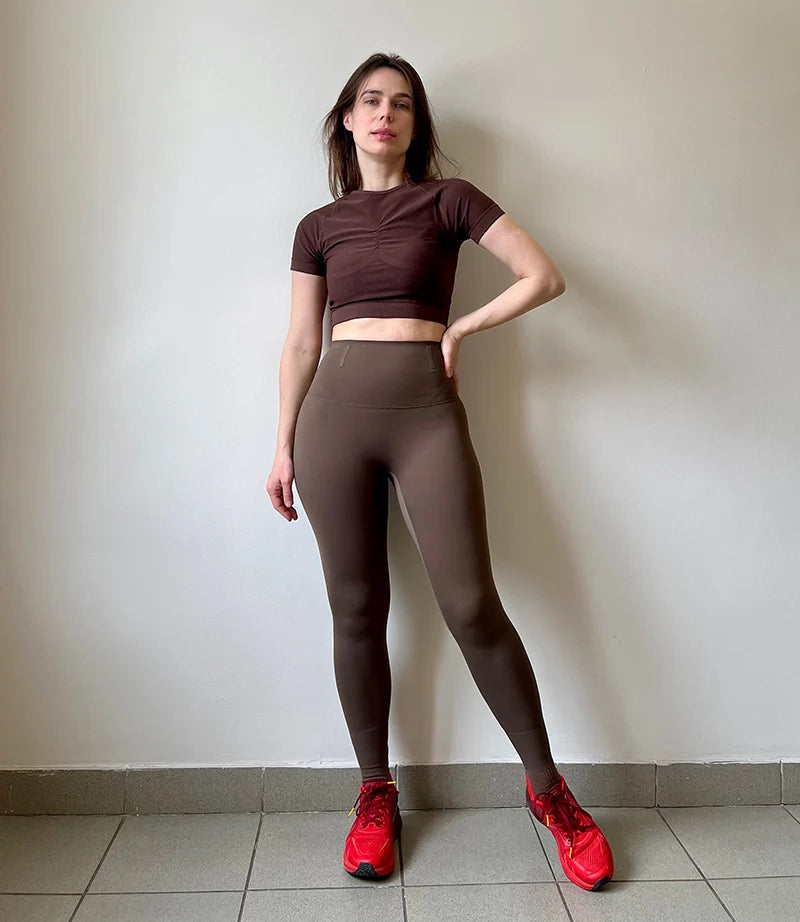 Spring Summer Thin Traceless Shark Leggings Women High Waist