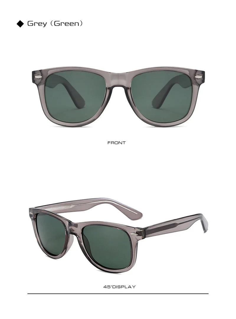 Fashion Vintage Square Sunglasses Men Women High-Quality Luxury Brand Designer Sun Glasses Driving Fishing UV400 Eyewear