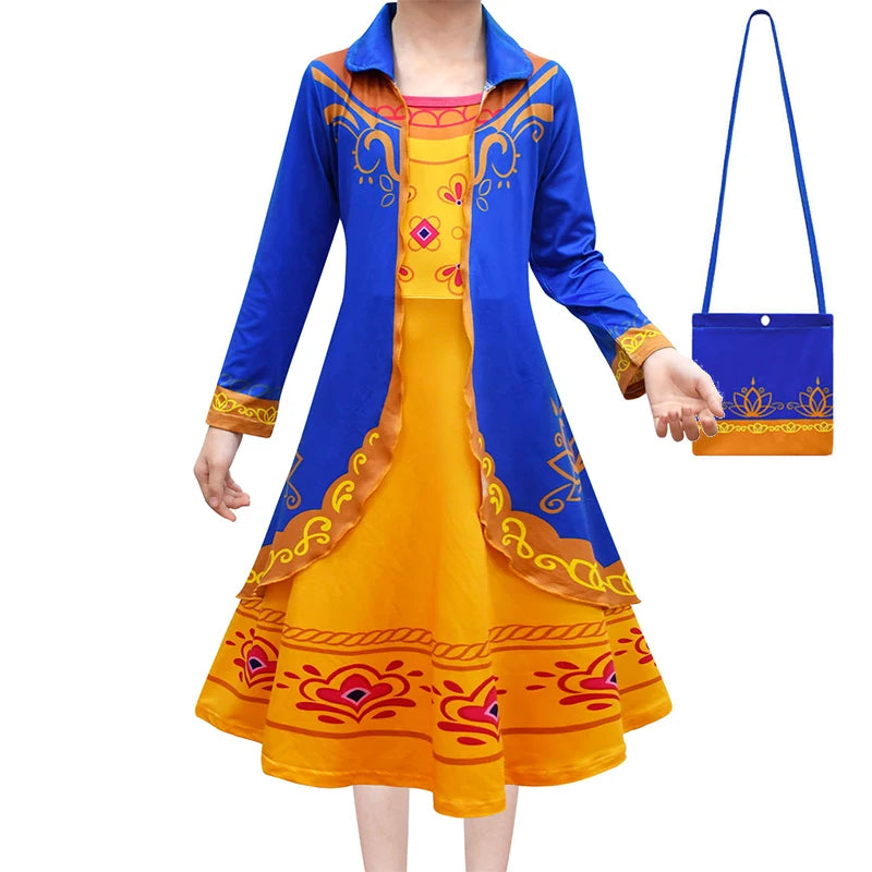 Dress for Girls Clothes Halloween Kids Cosplay Party Masquerade Costume