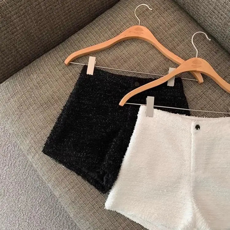 Hotsweet Shorts Women Sexy Skinny Y2k Clothes High Waist European Streetwear Fashion Trouser Cool Thick Button-Fly Wide Leg New