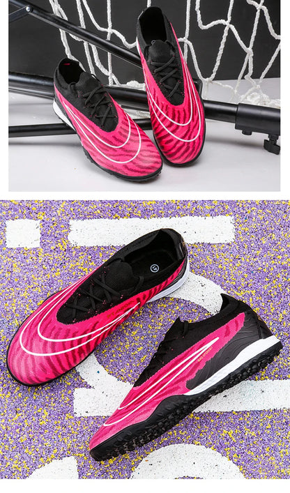 Soccer Shoes For Men Original Outdoor Sports Training Football Boots TF/FG Kids