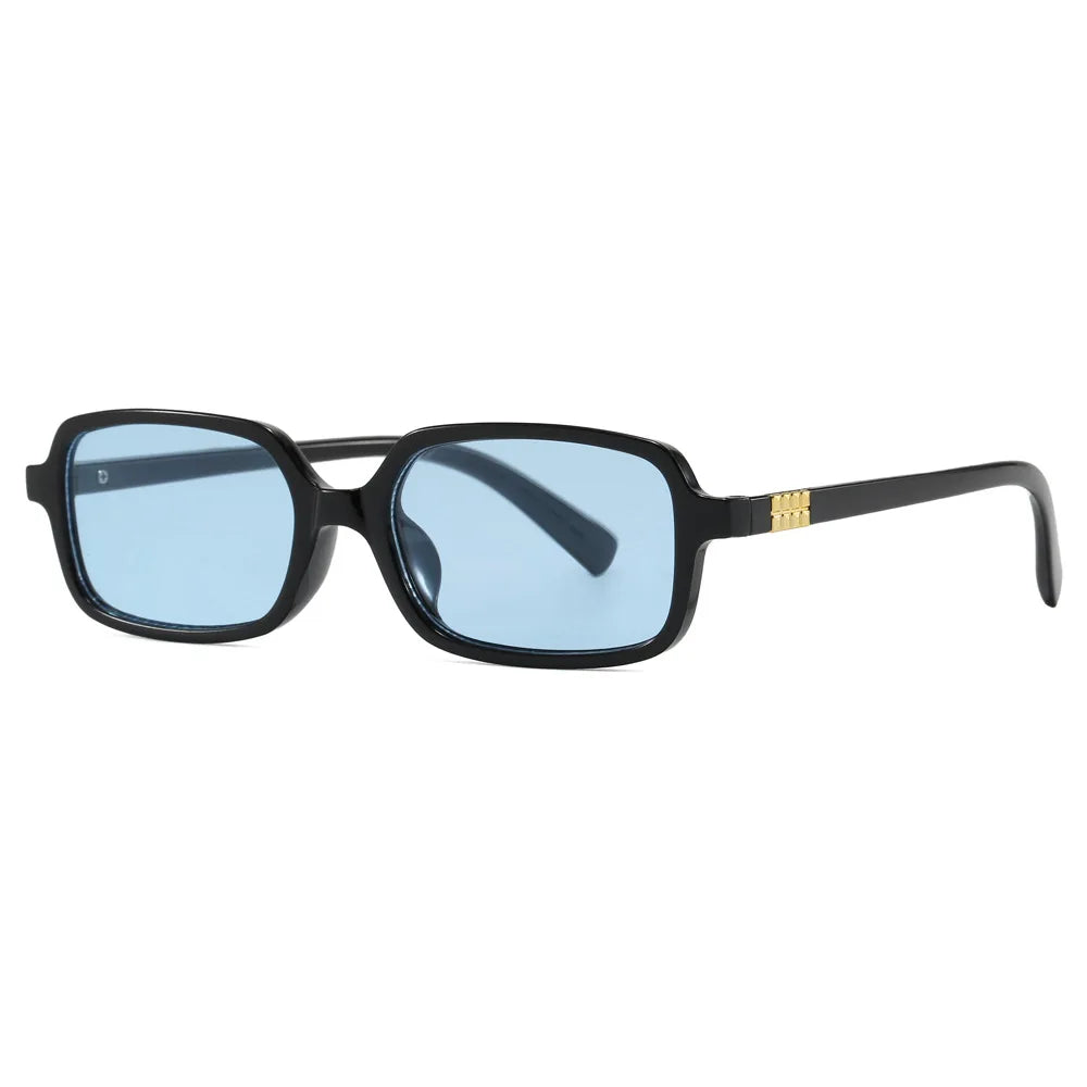 Luxurious Rectangle Sunglasses Women Oval Vintage Brand Designer Square Sun Glasses Men Shades Female Eyewear