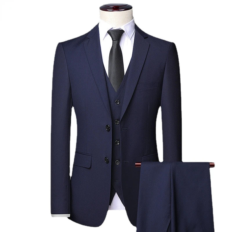 Tuxedo for Mens: Suit For Men Wedding 3 Pieces 2 Sets Blazers Elegant Jackets Vest Pants