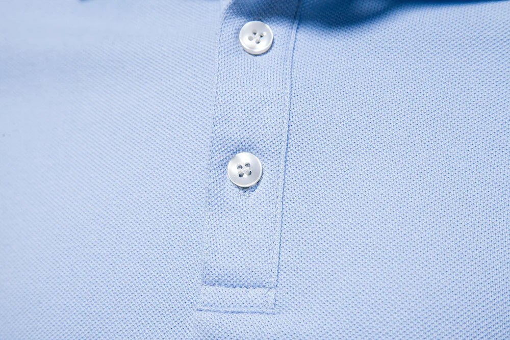 100% Cotton Men's Polo Shirts Casual Solid Color Short Sleeve Polo Shirts for Men New Summer Desinger Clothing Men