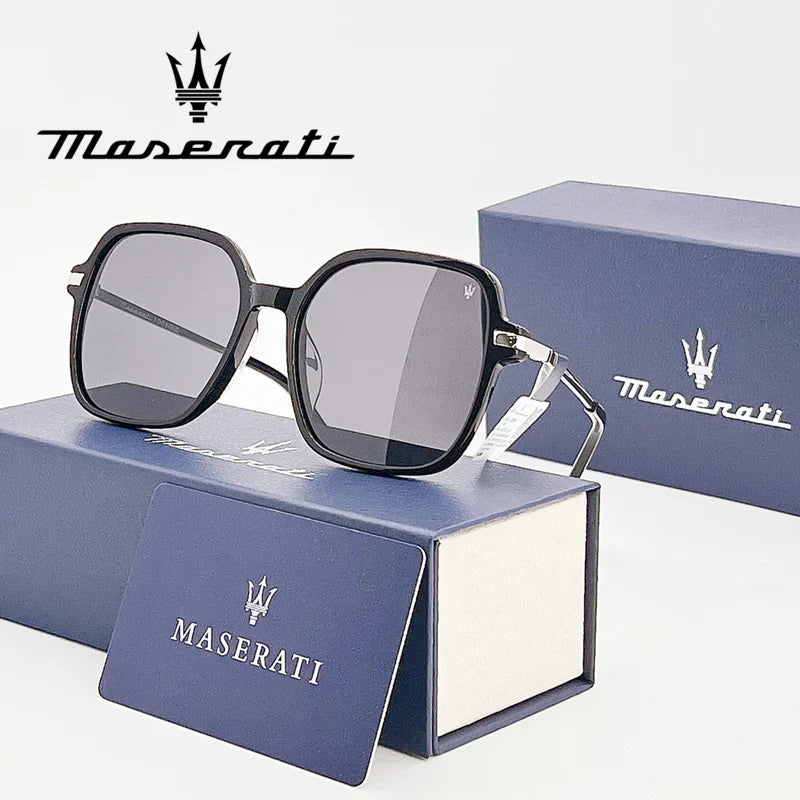 MASERATI Luxury Sunglasses High End for Men Women Polarized UV400 Driving Glasses Classic Style Premium Quality  Fashion Design