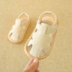 Summer Baby Boy Shoes Kids Beach Sandals for Boys Soft Leather Bottom